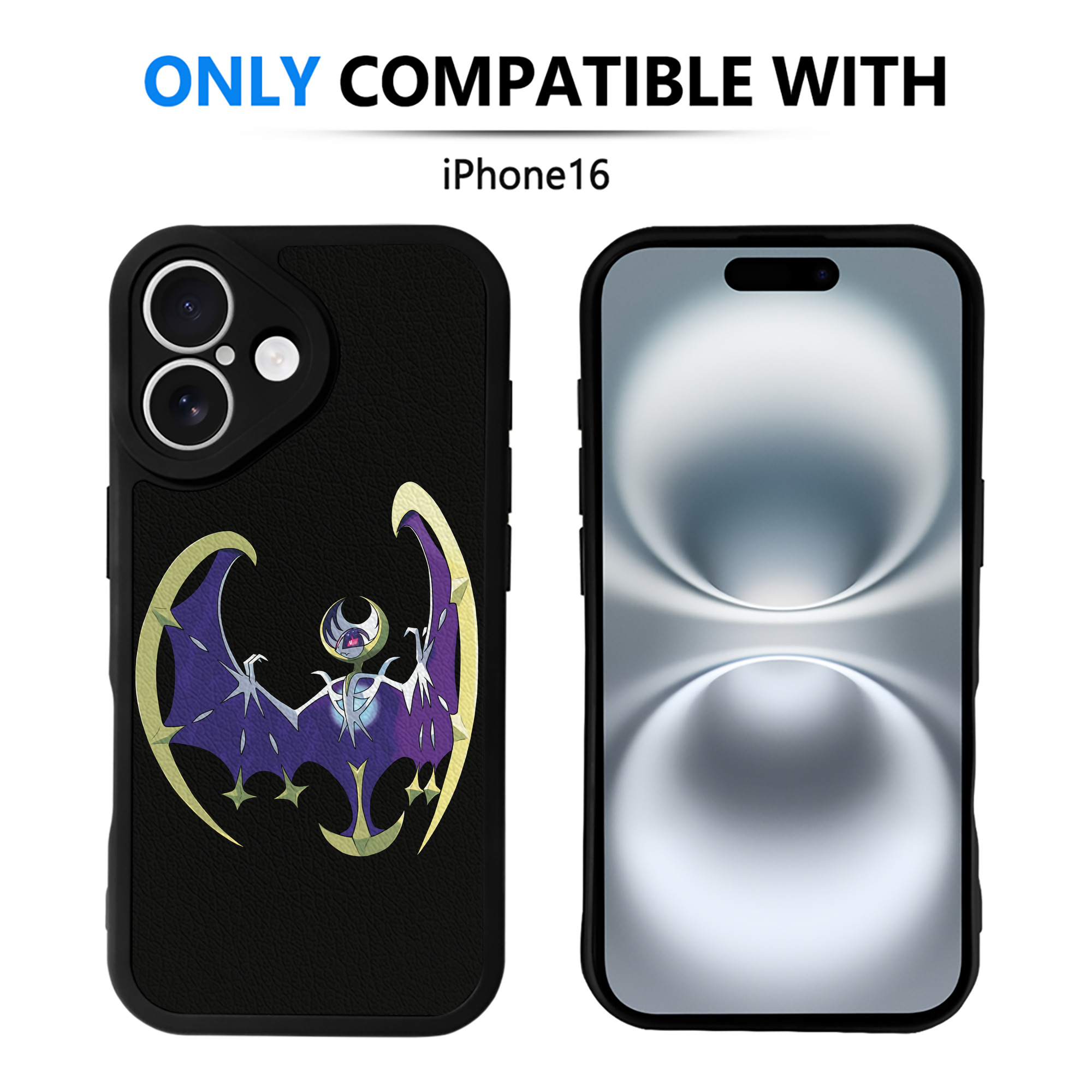 （画像用） ポケットモンスター Pokémon 【iPhone 16シリーズ対応】シリコンスマホケース（レザー調） 材質：シリコン